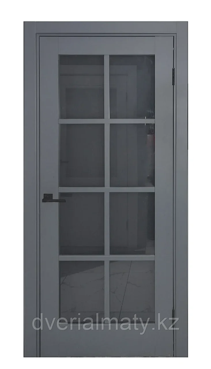 ER-1 Emalex Onix  VFD 2.0 ДО Со стеклом. Дверь межкомнатная