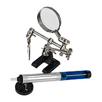 Набор К22 для пайки вспомогательный (держатель Третья рука подставка экстрактор) REXANT 09-3762