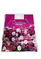 Розовый пакет с принтом