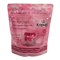 Kopum Plus All in 1 Sakura Perfume Capsule Парфюмированные капсулы для стирки с гранулами Сакура 32 шт