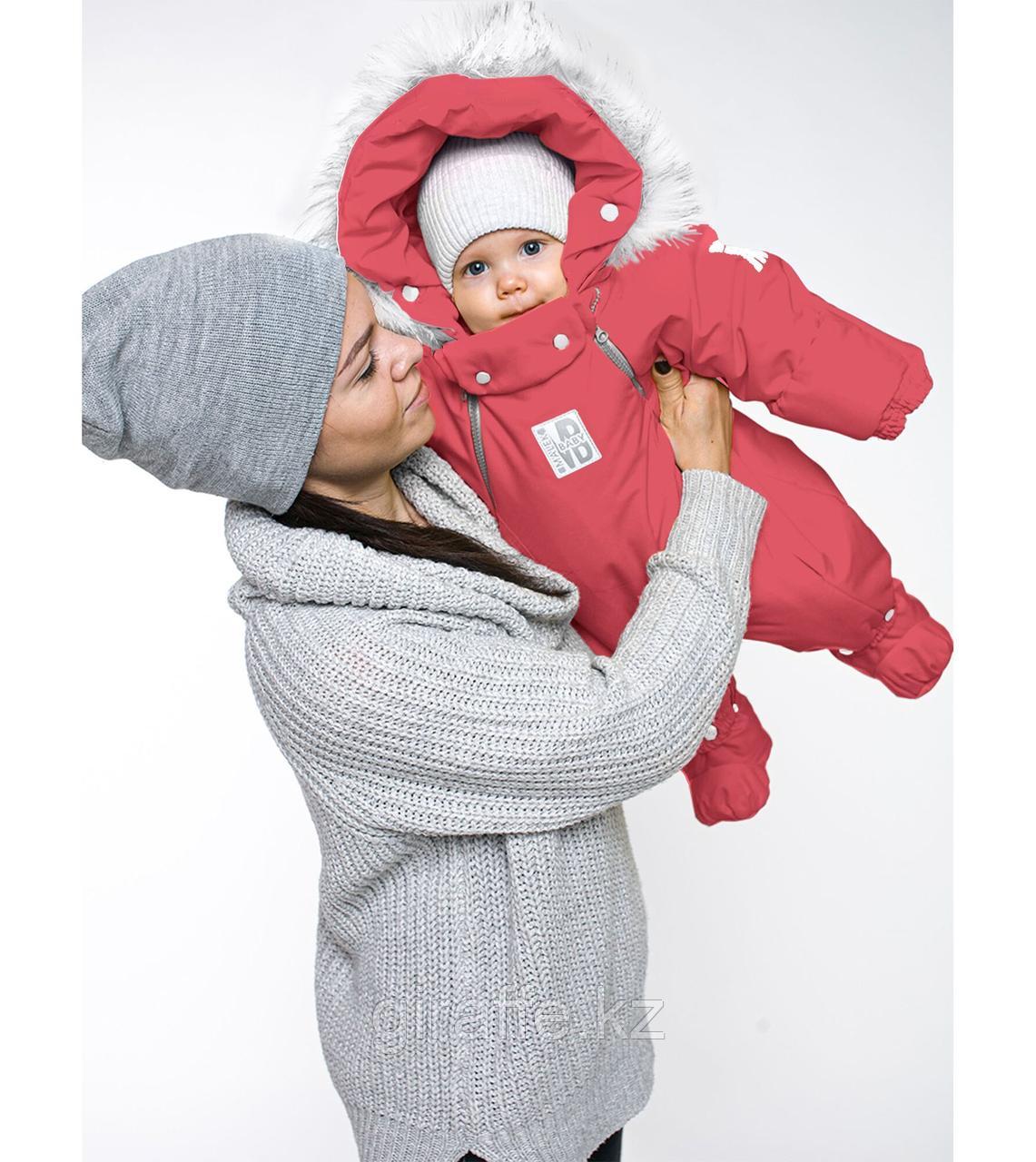 Malek Baby Комбинезон-конверт "трансформер", Коралловый, 163ШМ/2, размер 80, фото 1