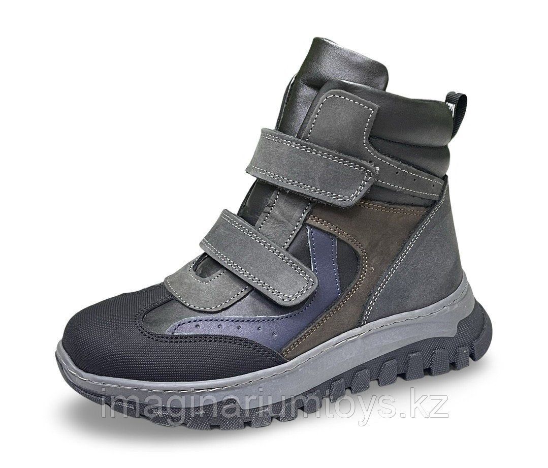 Ботинки для мальчиков демисезонные Ozpinarci Children размер 31-36 натуральная кожа ОС24Б6, фото 1