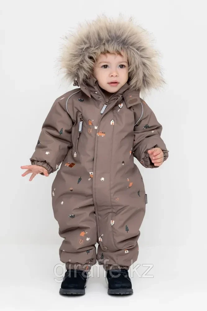 Crockid Комбинезон детский с утеплителем нового поколения ВК 60116/н/8 , р 80-86/52, фото 1