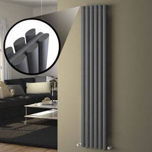 ДИЗАЙН РАДИАТОР RASSMANN OVALE 6x2 NERO