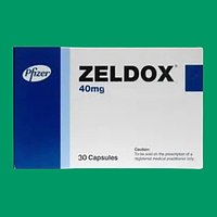Таблетки Зелдокс Зипрасидон, 30 капсул