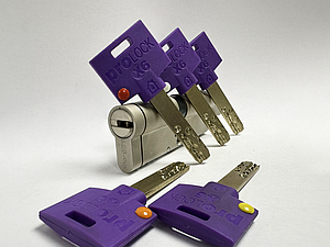 Цилиндр замка PROLOCK X6, размер 45/45, ключ/ключ, 90 мм.