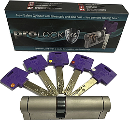 Цилиндр замка PROLOCK X6, размер 40/50, ключ/ключ 90 мм.