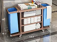 Многофункциональная уборочные тележки для гостиниц, санаториев, больницы, медицинских учреждений