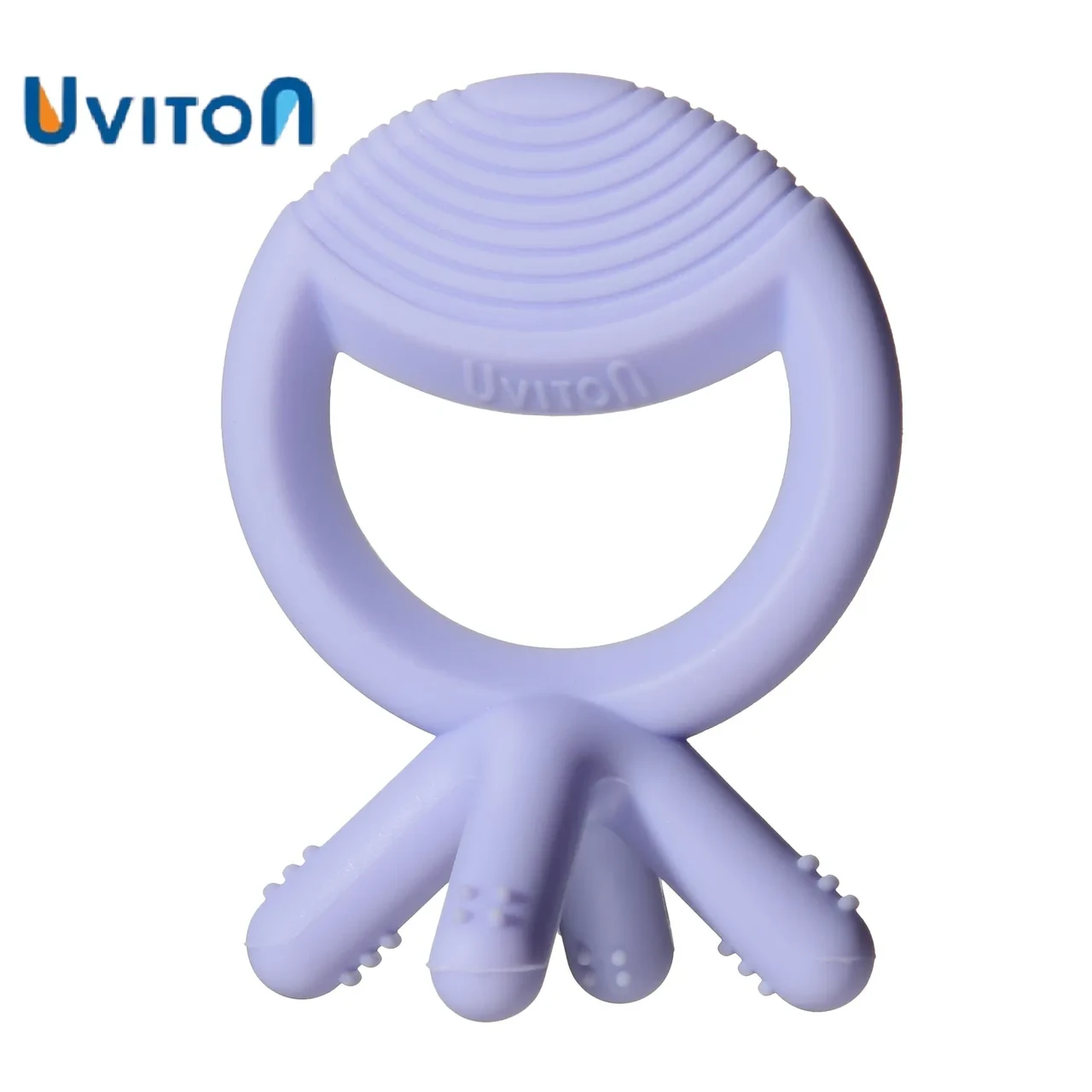 Прорезыватель-массажер Uviton силиконовый BPA-free для десен, 1шт, цвет в ассортименте, фото 1