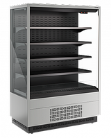 Витрина холодильная FC20-07 VM 1,3-2 (версия 2.0) ночная шторка (9006-9005)