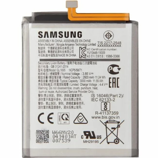 Аккумулятор ONE ZERO для Samsung Galaxy A01 SM-A015F (QL1695, 3000 mah)