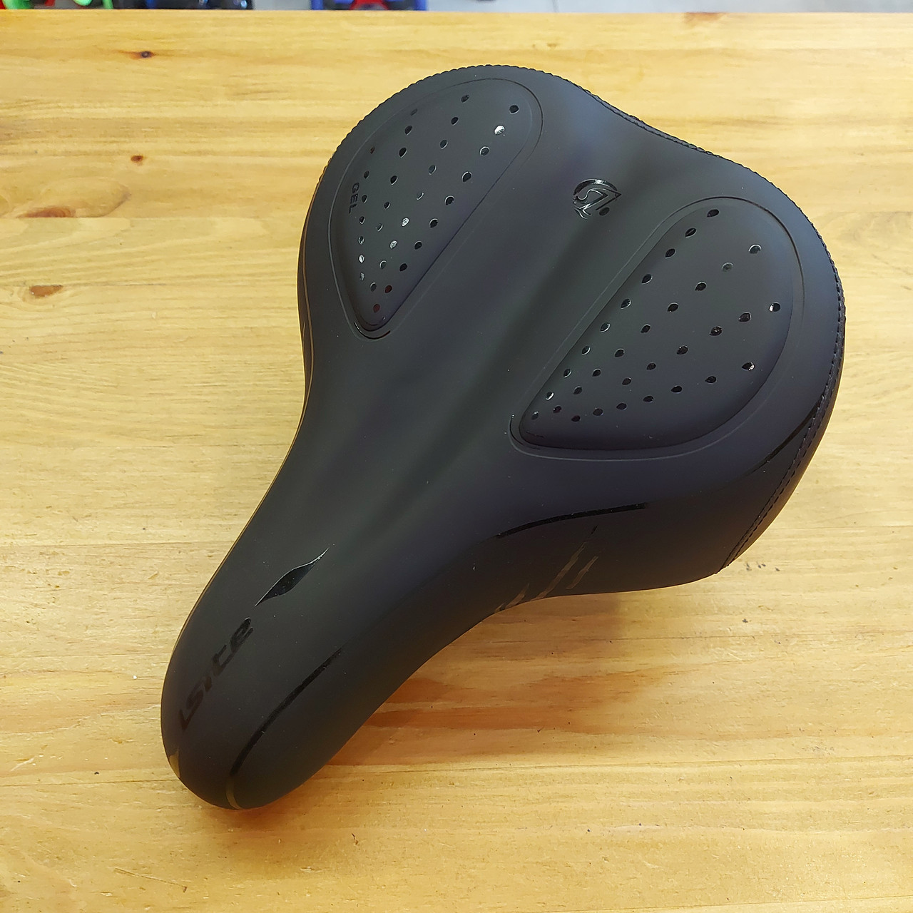 Большое спортивное сидение для велосипеда "Lstle" с гелевыми вставками. Мягкое Седло. Велосидение., фото 1