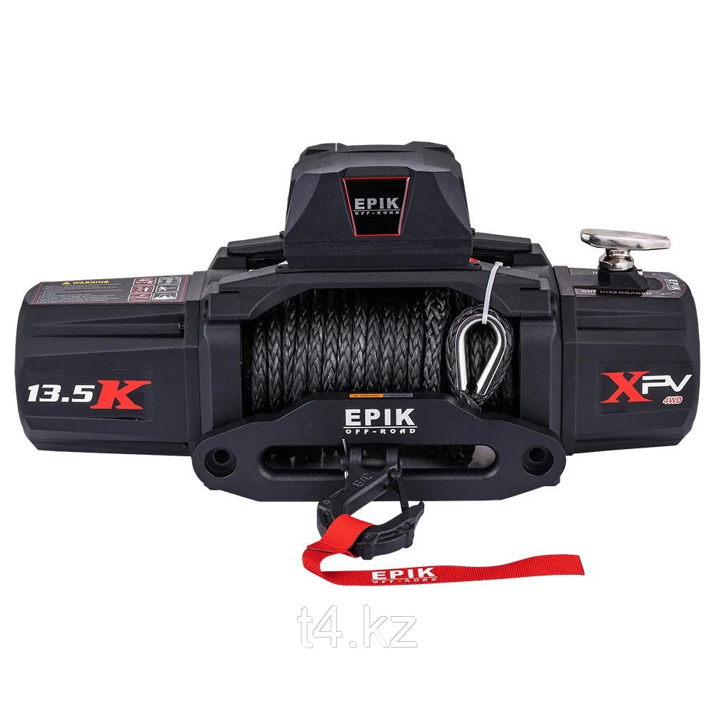 Лебёдка с синтетическим тросом 6124 кг / 13500 lbs 12V - EPIK WINCH XPV 13.5K