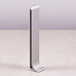 Алюминиевый плинтус ПЛ-100 Серебро, фото 3