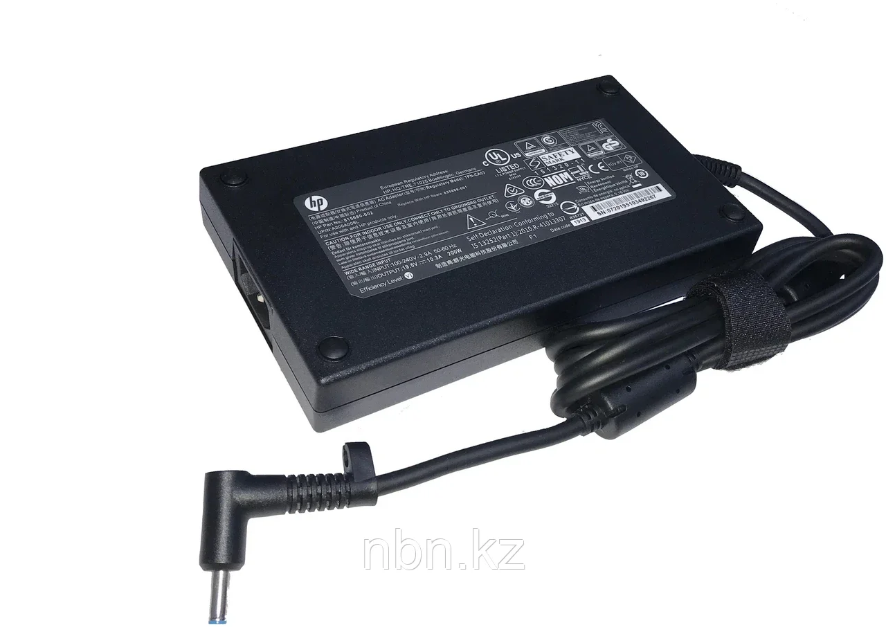 Зарядное устройство для ноутбука HP 19.5V 10.3A 200Ват разъём круглый с иглой 4.5x 3.0мм ORIGINAL