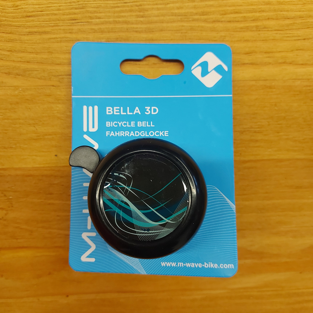 Звонок на велосипед, самокат "Black fancy". От бренда "M-wave". Bicycle Bell. . Колокольчик. Сигнал. Гудок., фото 1