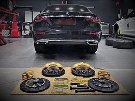 Усиленная тормозная система Mercedes-Benz E-class W213 W214 E200 E300 Тормоза Суппорт Тормозные диски Колодки