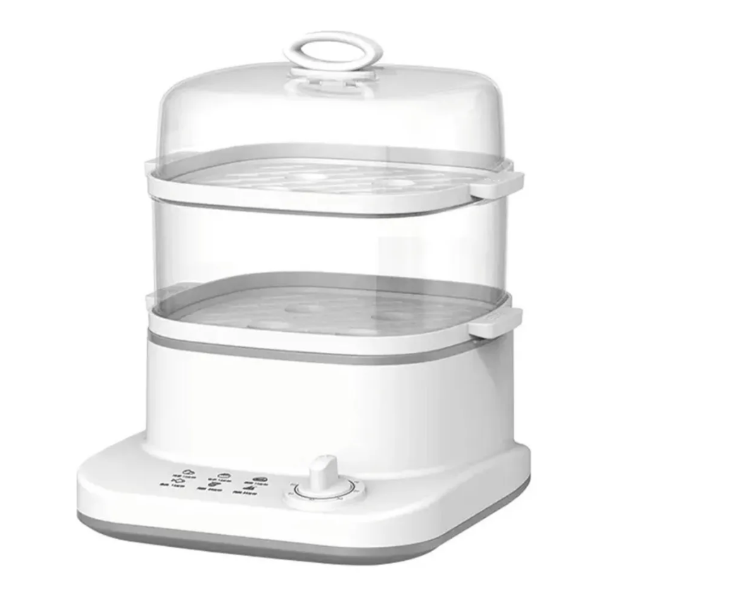 Электрическая пароварка двухуровневая Electric Steamer