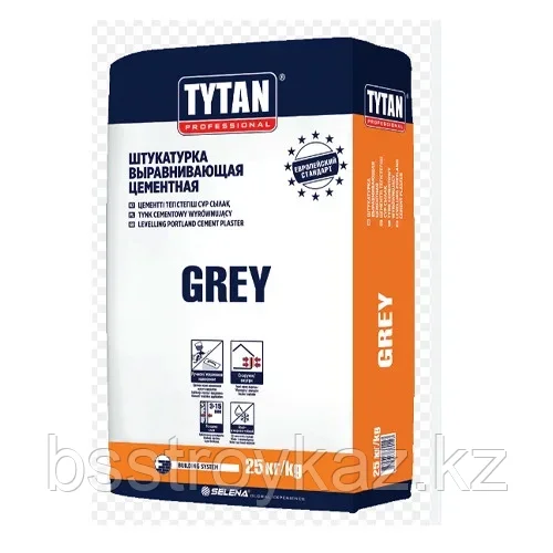 Штукатурка цементная TYTAN GREY 25 кг