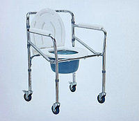 Кресло-туалет с санитарным оснащением на колесах