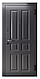 Металюкс М354/1 E Графит / Белая дверь входная металлическая, фото 2