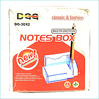 Настольный органайзер для канцтоваров "Notes Box" (Акрил)