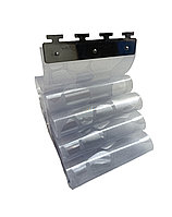 ПВХ-завеса стандартная, ламель матовая 2x200 мм, высота 2,1 м