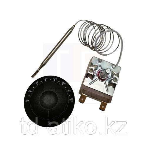 Термостат капиллярный 50-200C, 20А, с ручкой (0246456) (арт. 004.50)