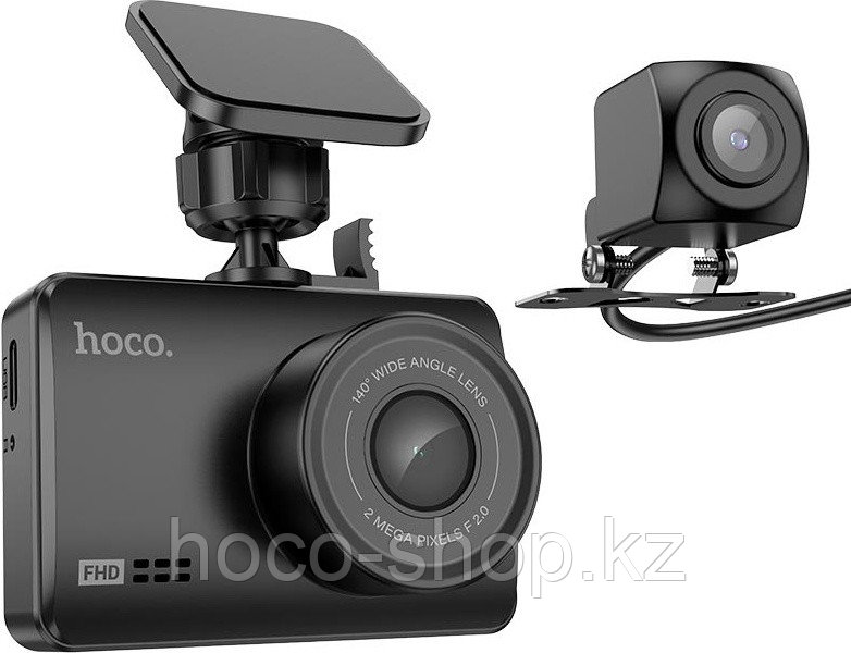 Видеорегистратор DV3 Driving recorder with display(dual-channel) black