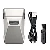 HP31 zinc alloy double-razor shaver metal gray электр ұстарасы (ұстара), фото 3