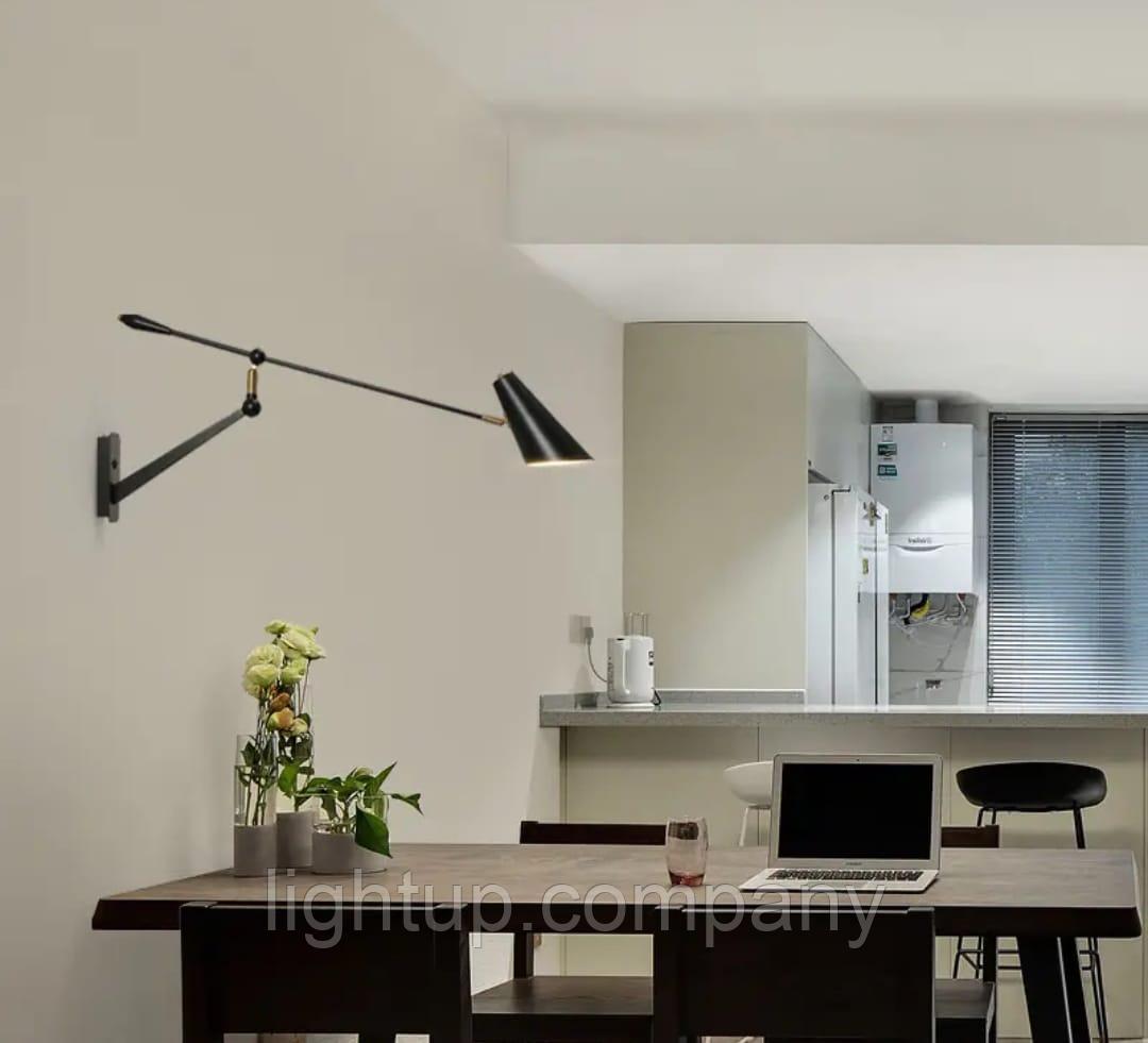 Бра, настенный светильник черный жемчуг, фото 1