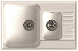 LEX ST. MORITZ 740 WHITE кварцевая мойка