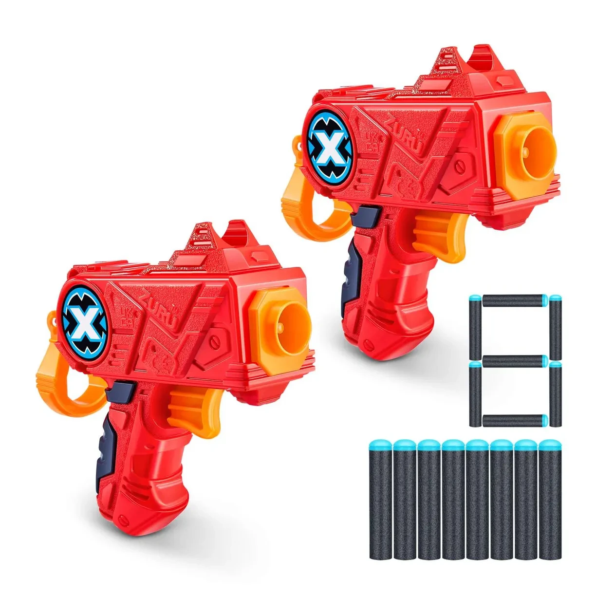 Игровой набор ZURU X-Shot EXCEL Микро ДУО (2 бластера, 3 мишени, 8 снарядов)