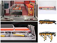 Приемное устройство для тележки каталки медицинс в машине скорой помощи устройство для приема тележки в машине