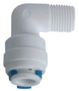 Фитинг угловой QT-08A 1/4" трубка(f) x 1/4" резьба(m) комплект 25 шт.