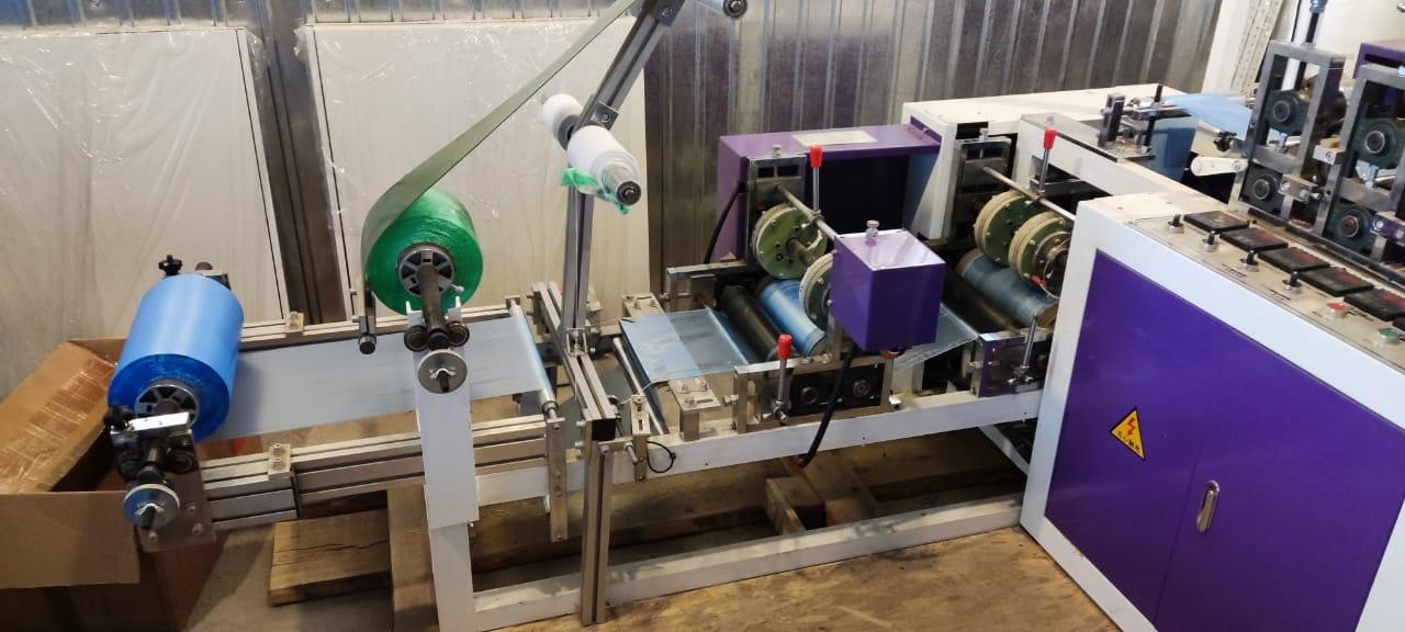 Станок для производства бахил. БЕССПАНБОНДОВЫЙ СТАНОК Y-03 с увеличенной производительностью.