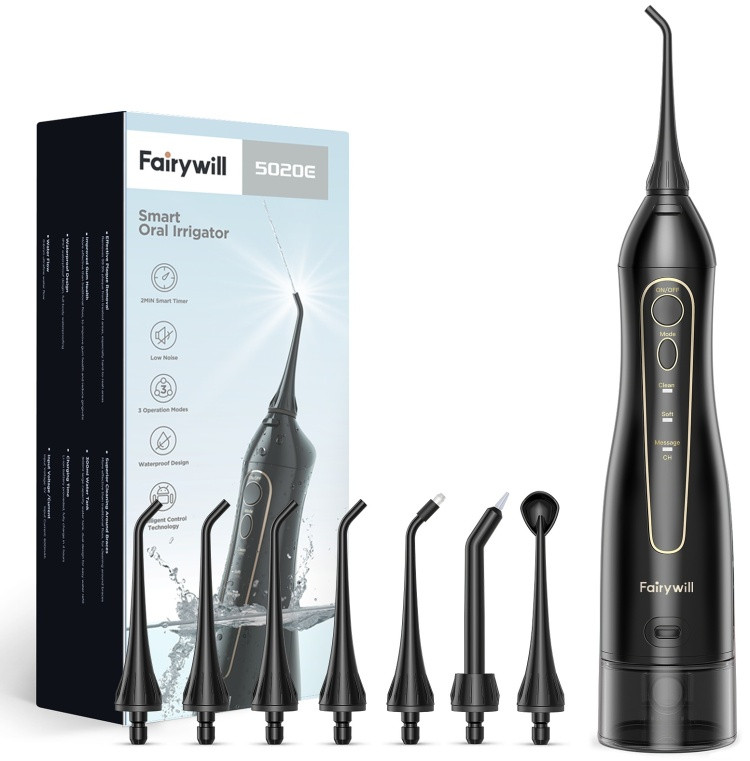 Ирригатор Fairywill 5020E (черный), фото 1