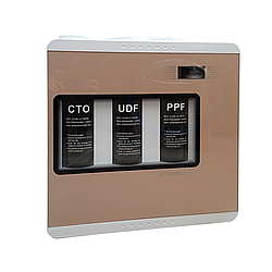 Настенная установка обратного осмоса в корпусе DITREEX RO-BX30 (золотой, авто режим, 11л.)