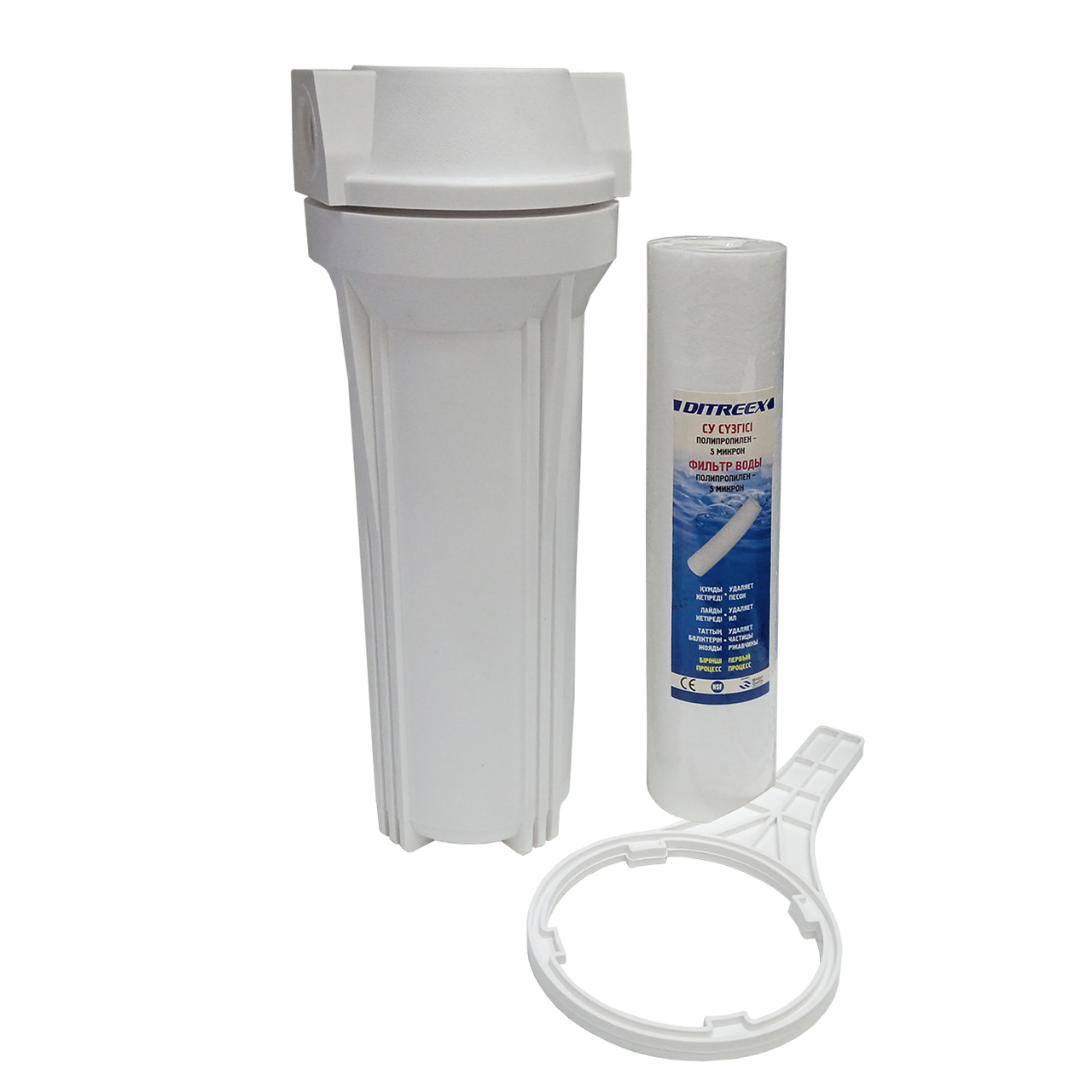 Фильтр воды BR1022-10sl (Пластик-е соед-е: 1/2), фото 1