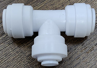 Фитинг тройник QT-03CC 3/8" трубка(f) x 1/4" трубка(f) x 3/8" трубка(f) комплект 25 шт.