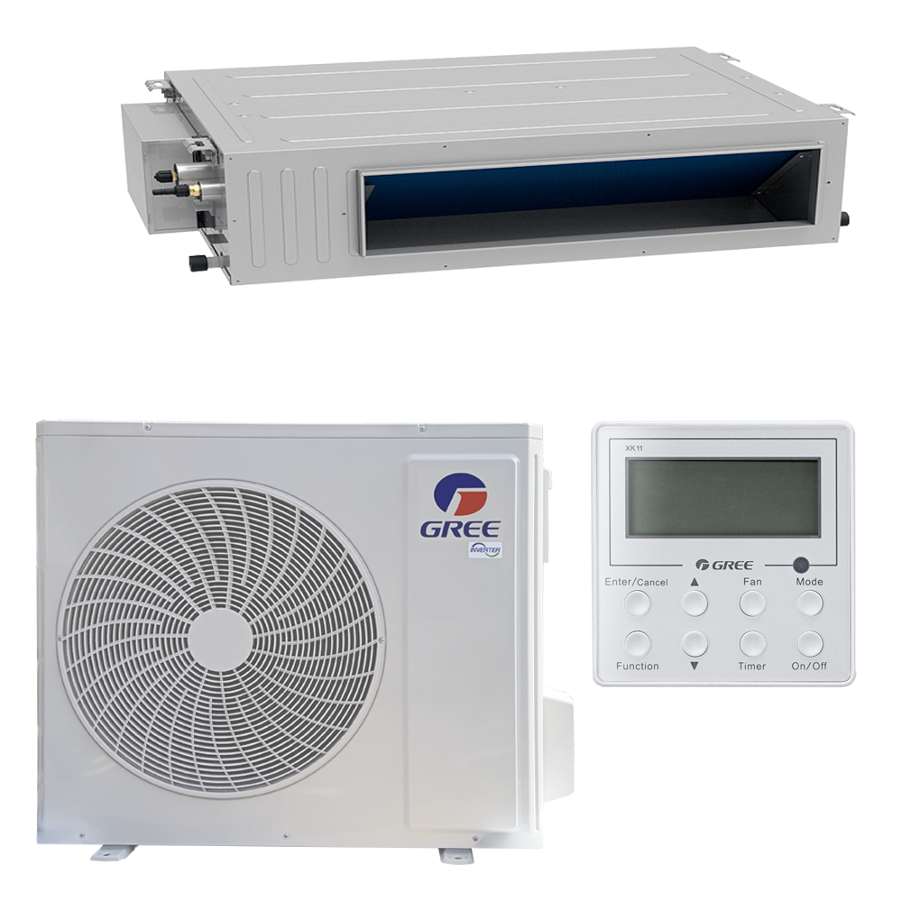 Кондиционер канальный GREE-60 Inverter R32: GUD160PHS1/B-S / GUD160W1/NhB-S (без соединительной инсталляции)
