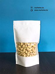 Дой-пак бумажный белый (окно 7 см, РФ)