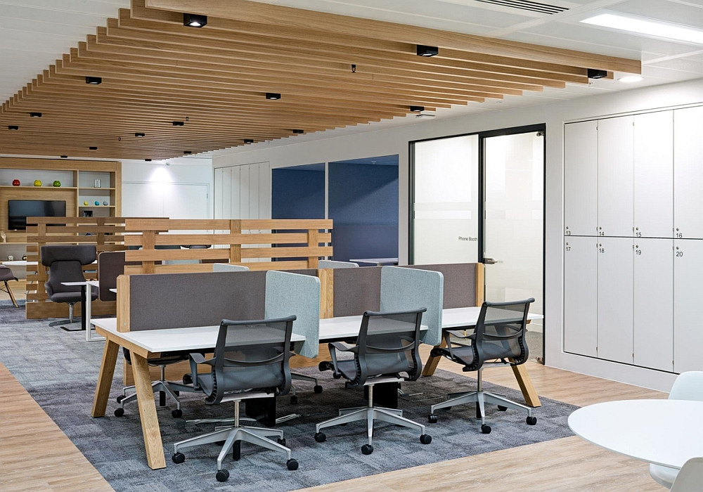 Кубообразный реечный потолок (реечная стена), фото 1