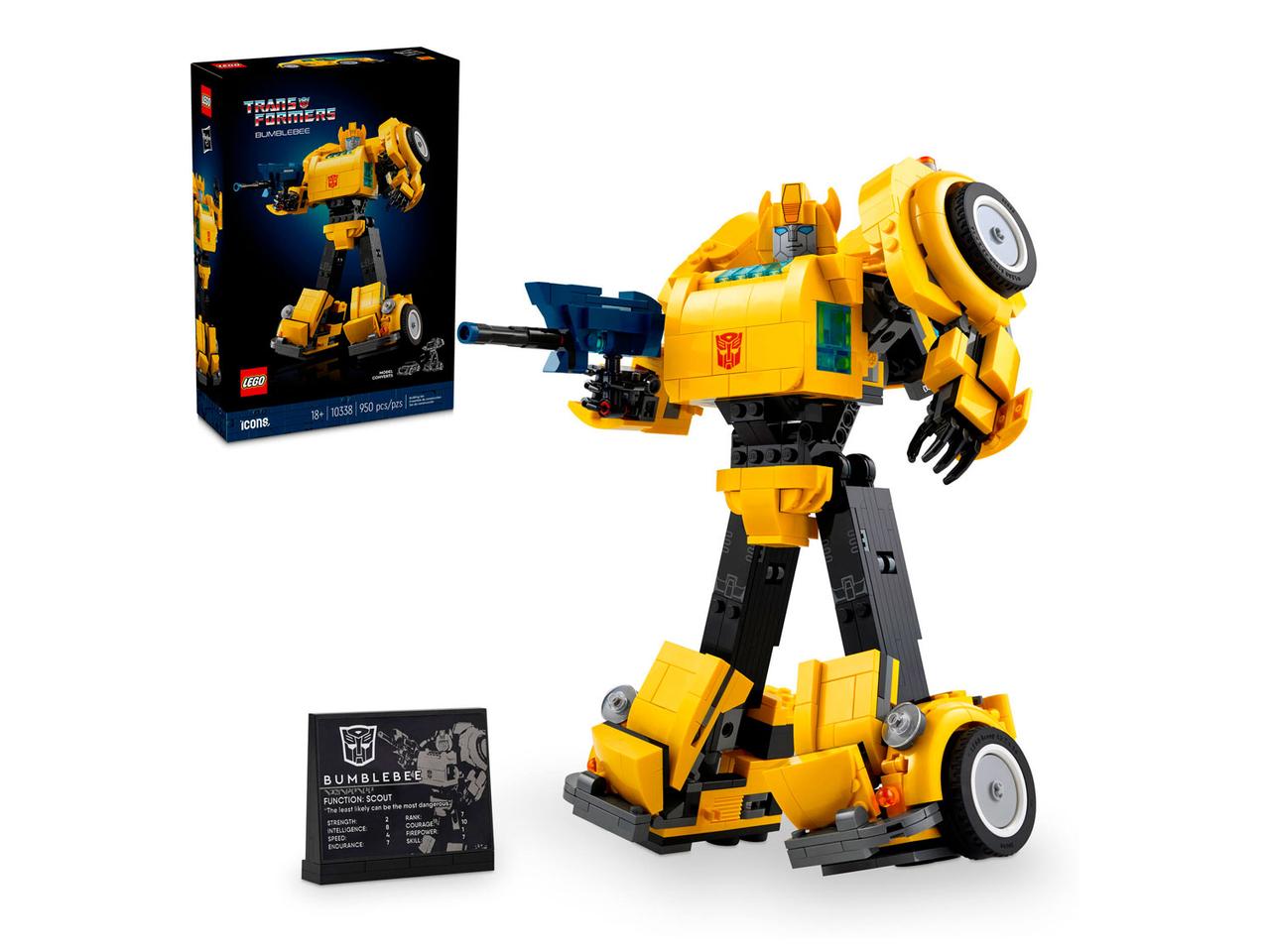 LEGO 10338 Icons Коллекционный набор Бамблби, фото 1