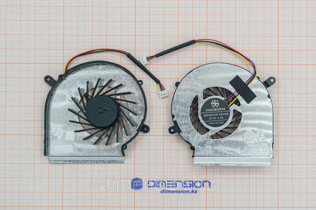 Вентилятор, кулер для MSI GE62VR GL62M GP62MVR GL72MVR GP72VR GF62 4pin v.1