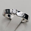 Золотое кольцо с бриллиантами 18p 0.15Ct VS2/I, VG-Cut, фото 7