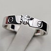 Золотое кольцо с бриллиантами 18p 0.15Ct VS2/I, VG-Cut, фото 10