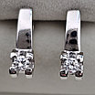 Золотые серьги с бриллиантами 0.317Ct SI1-SI2/H, VG-Cut, фото 6