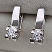 Золотые серьги с бриллиантами 0.317Ct SI1-SI2/H, VG-Cut, фото 8