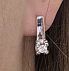 Золотой набор с бриллиантами (кольцо 17.5p 0.162Ct VS2/J, VG-Cut , серьги 0.317Ct SI1-SI2/H, VG-Cut ), фото 4